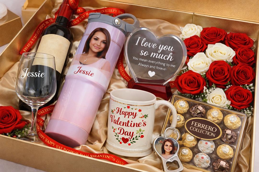 Valentine's Luxury Personalized Gift Box