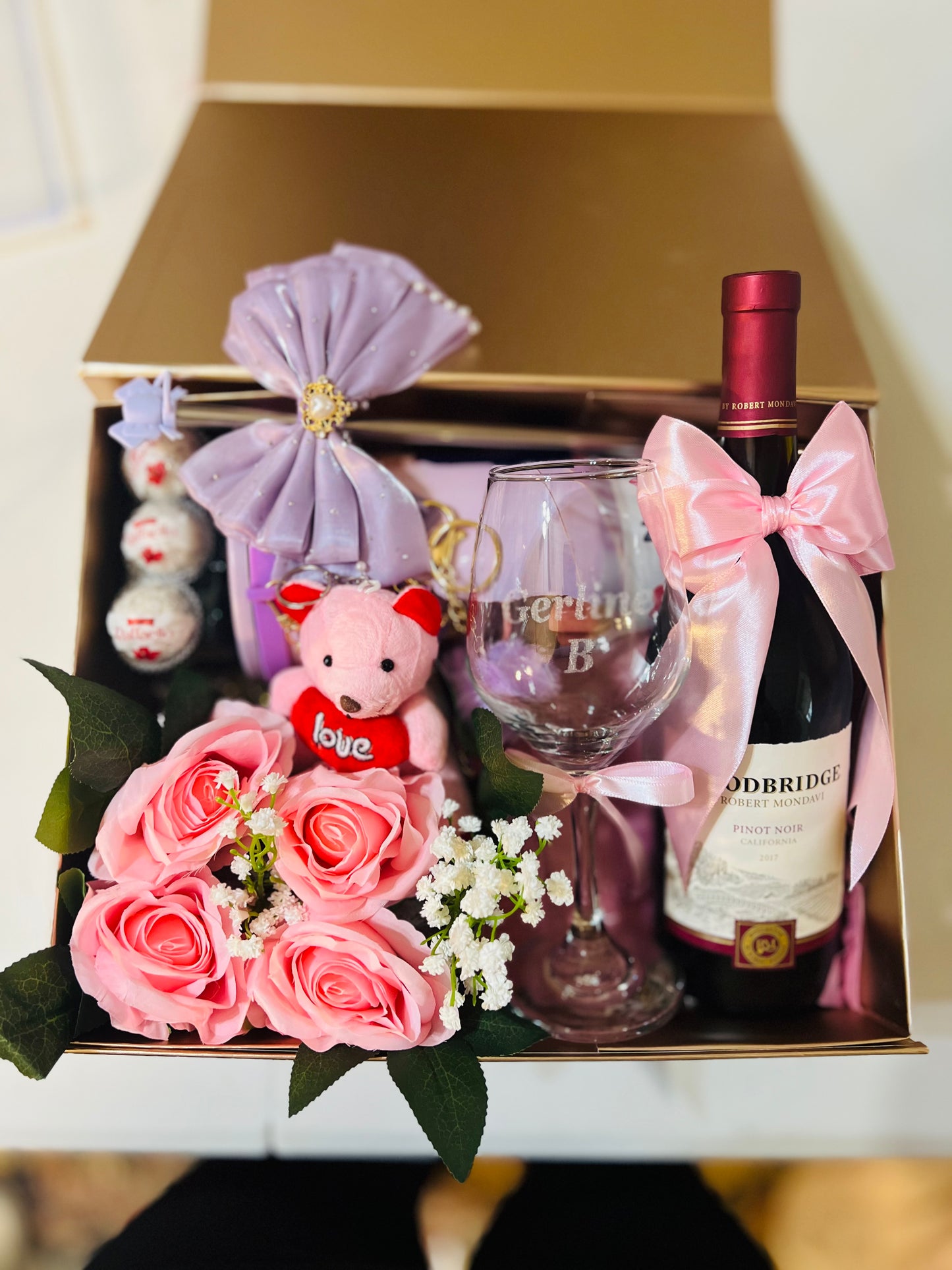 Luxury Personalized Wine & Tumbler Gift Box – A Gift Made with Love