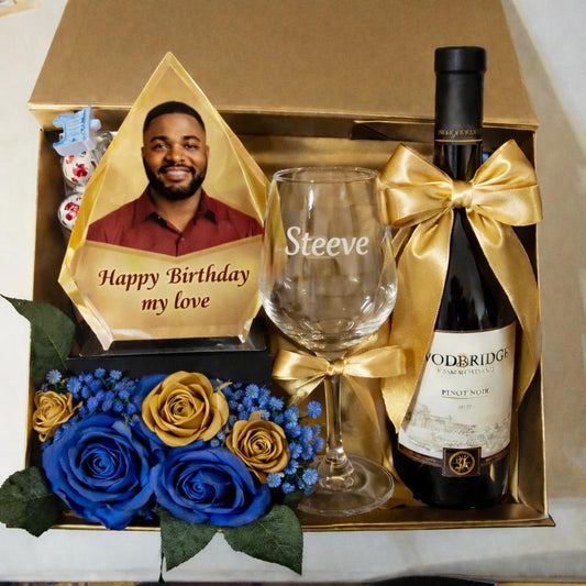 Luxury Personalized Wine Gift Box